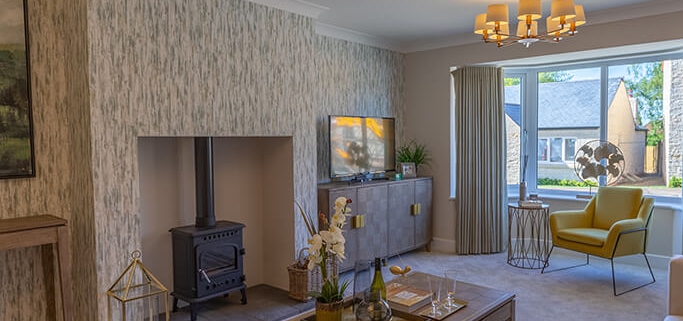 Living room showhome